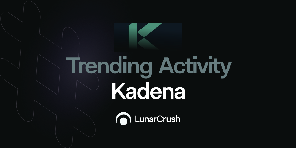 Kadena (KDA) Social Media Analytics on LunarCrush