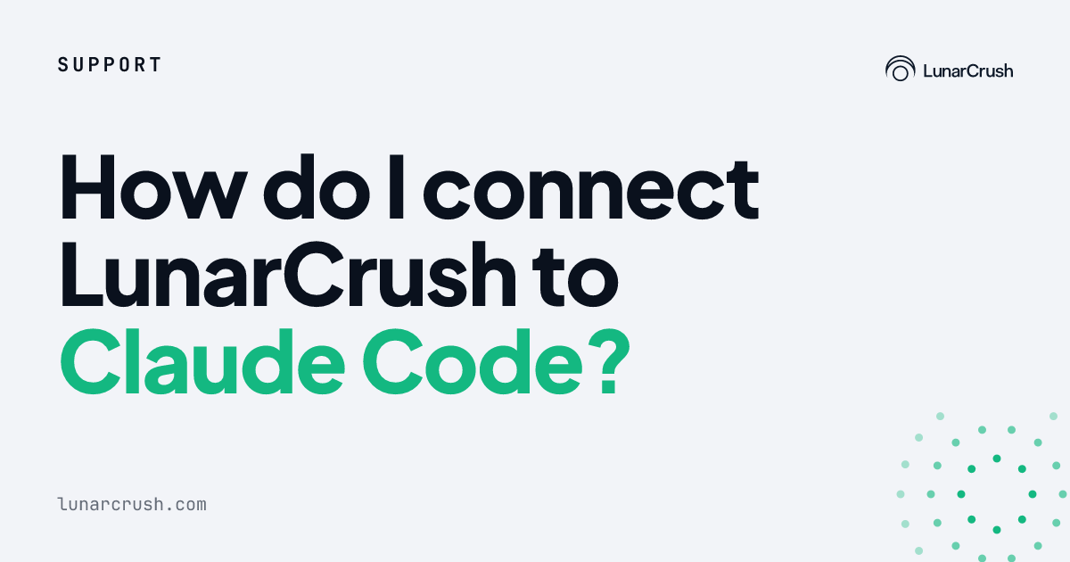 How do I connect LunarCrush to Claude Code? | LunarCrush Support